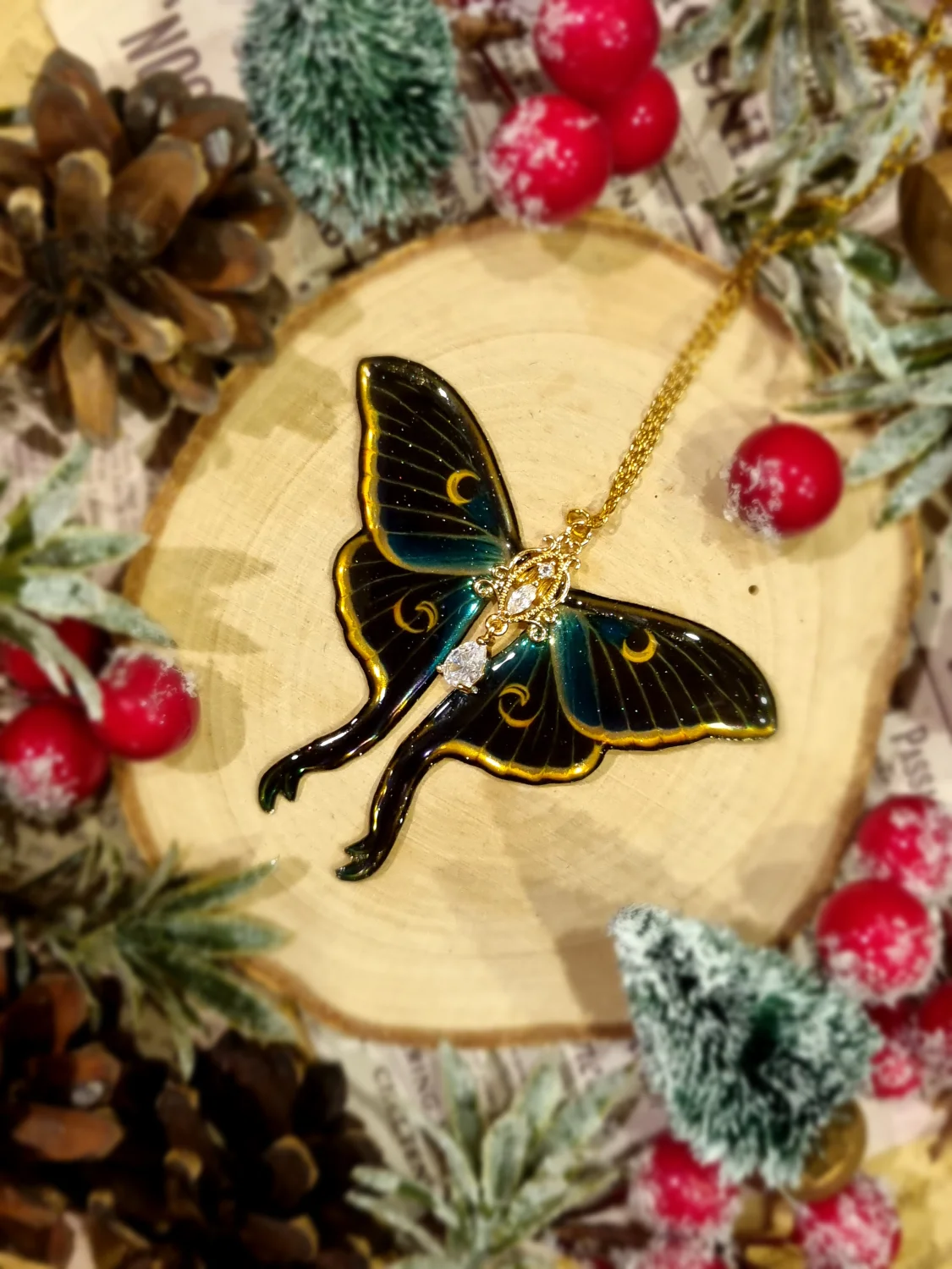 Księżycówka szmaragdowo-złota