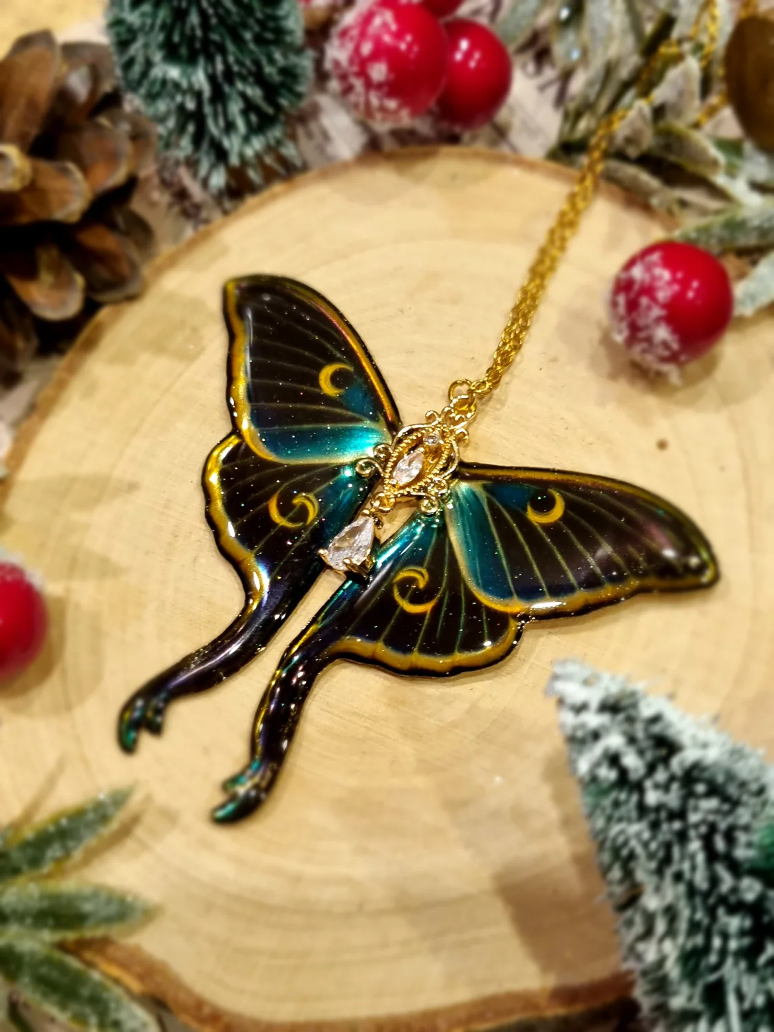 Księżycówka szmaragdowo-złota