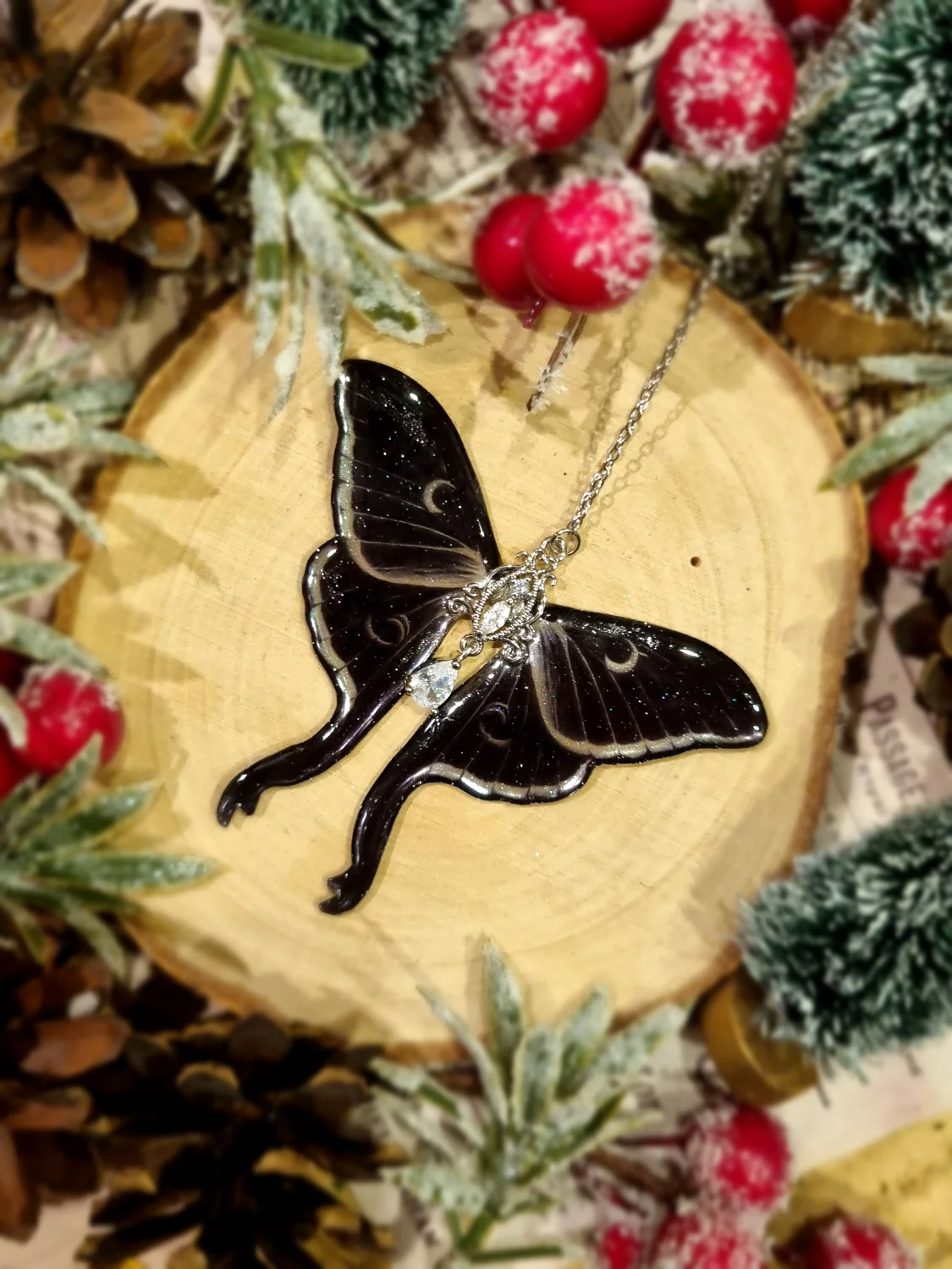 Księżycówka czarno-srebrzysta