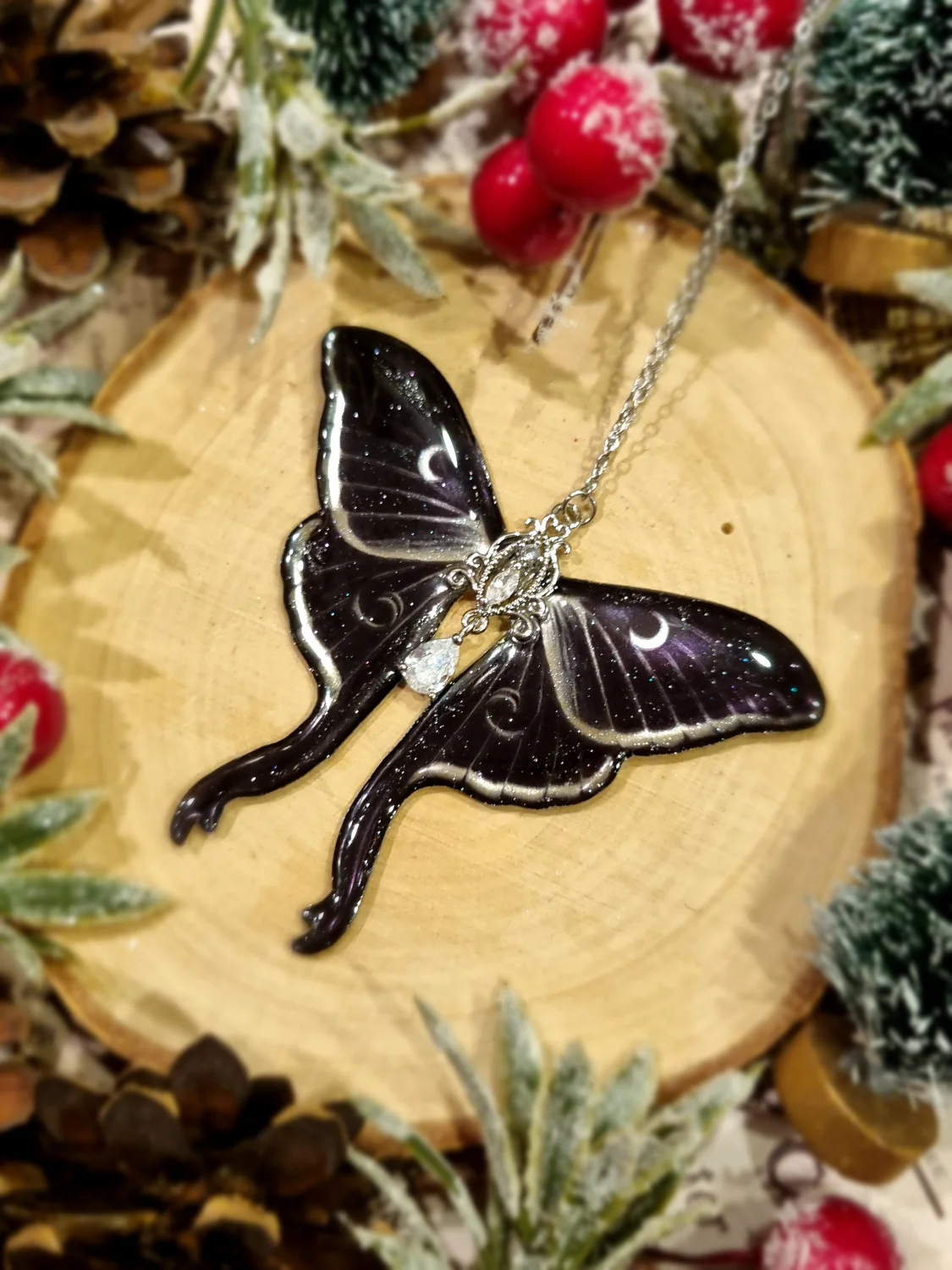 Księżycówka czarno-srebrzysta