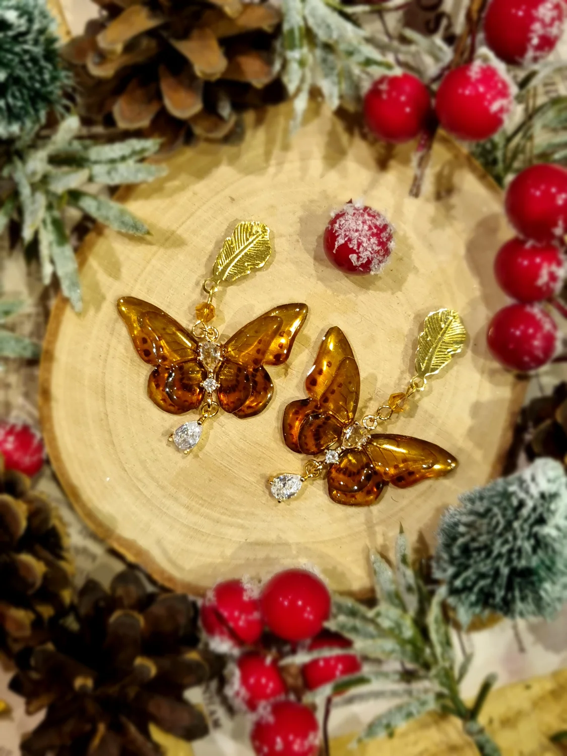 Motylki złociste dwuskrzydłowe